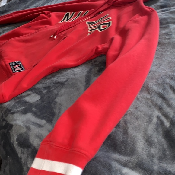 Red NIKE AIR Hoodie - Picture 4 of 4